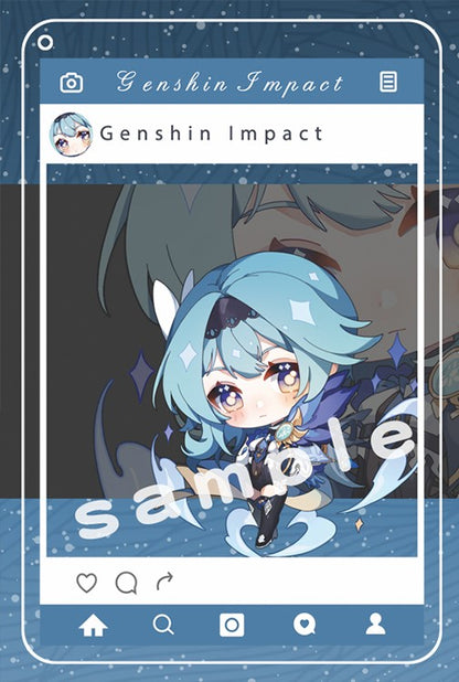 Acrylic Keychain [Genshin Impact] Style Instagram (Plusieurs modèles) - Fanmade non officiel