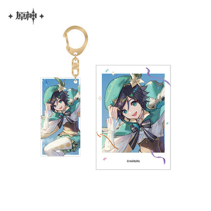 Keychain Acrylic + Polaroid [Genshin Impact] (Plusieurs modèles) - FES 2023