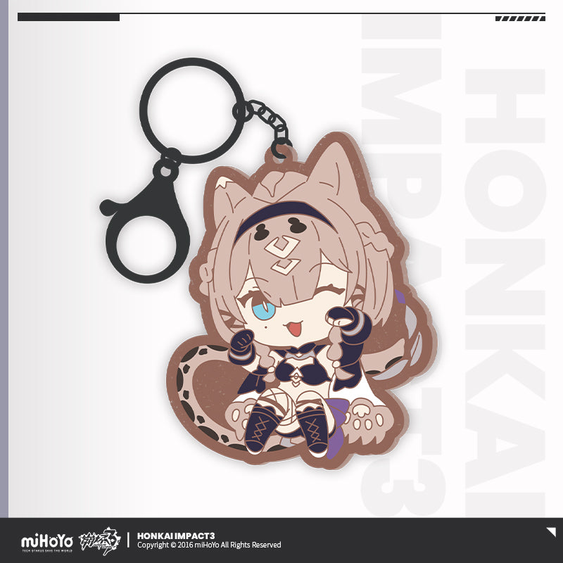 Rubber Keychain [Honkai Impact 3rd]  - Pardofelis - Reverist Calico ver.