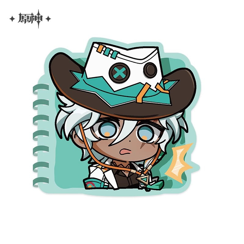 Mini Carnet a Spirale [Genshin Impact] - Ifa - Emoji / Emoticones Series