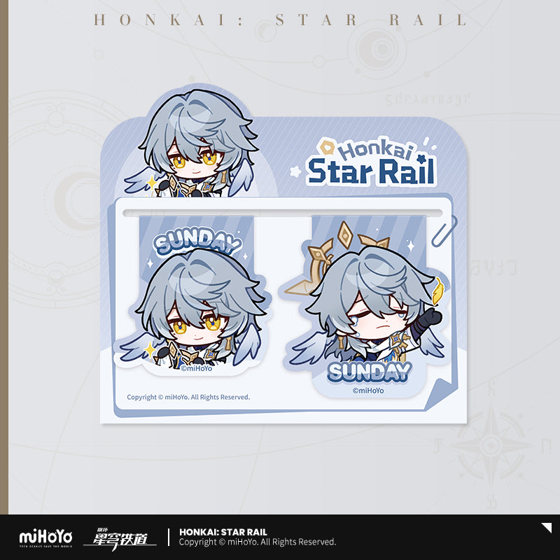 Magnetic Bookmark [Honkai: Star Rail] - Série Emoticônes / Sticker Vol.2