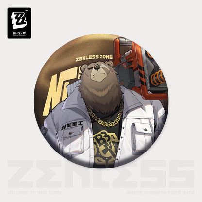 Badge [ZZZ Zenless Zone Zero] - Belobog Heavy Industries - Portrait Series (plusieurs modèles)