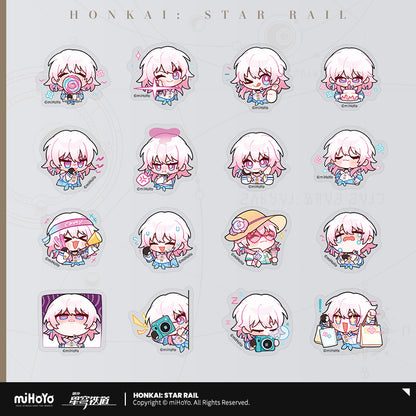 Set de Stickers [Honkai: Star Rail] - Série Emoticônes / Sticker - Pom Pom Exhibition Hall series