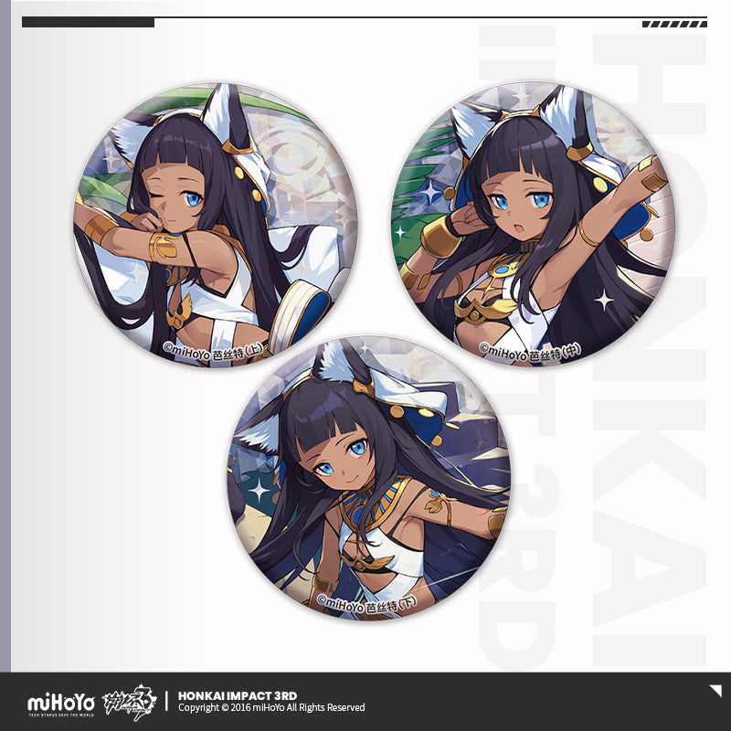 Set de 3 Badge [Honkai Impact 3rd] - Stigmata Series - Type F: Bastet