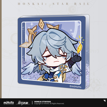 Glitter Fridge Magnet [Honkai: Star Rail] - Série Emoticônes / Sticker vol.4