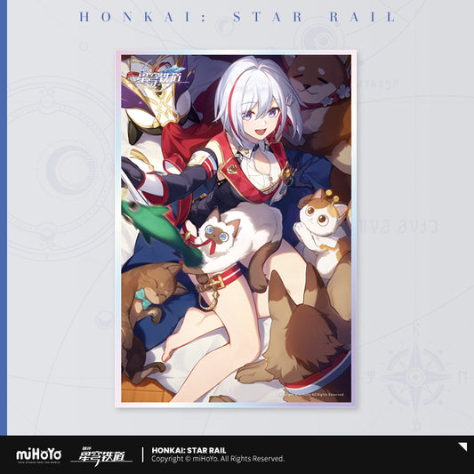 Acrylic Shikishi [Honkai: Star Rail] - Topaz - Worrisome, Blissful - Cônes Lumineux vol.4