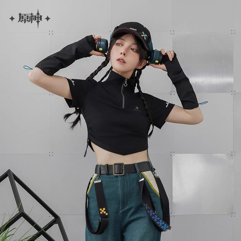 T Shirt Demi-Sleeve a Zip [Genshin Impact] - Kinich Impression Collection