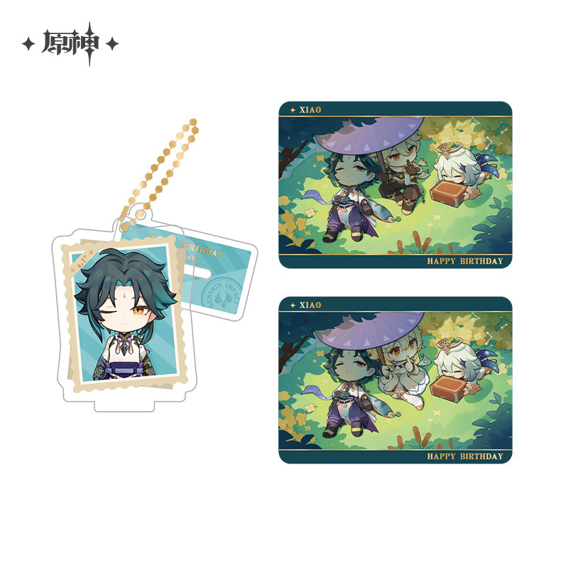 Acrylic Strap Standee Set [Genshin Impact] - Xiao - Photos of a Good Time series