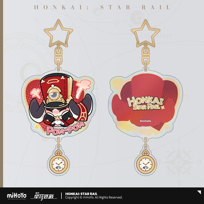 Acrylic Strap [Honkai: Star Rail] - Pom Pom - Série Emoticônes / Sticker (plusieurs modèles)