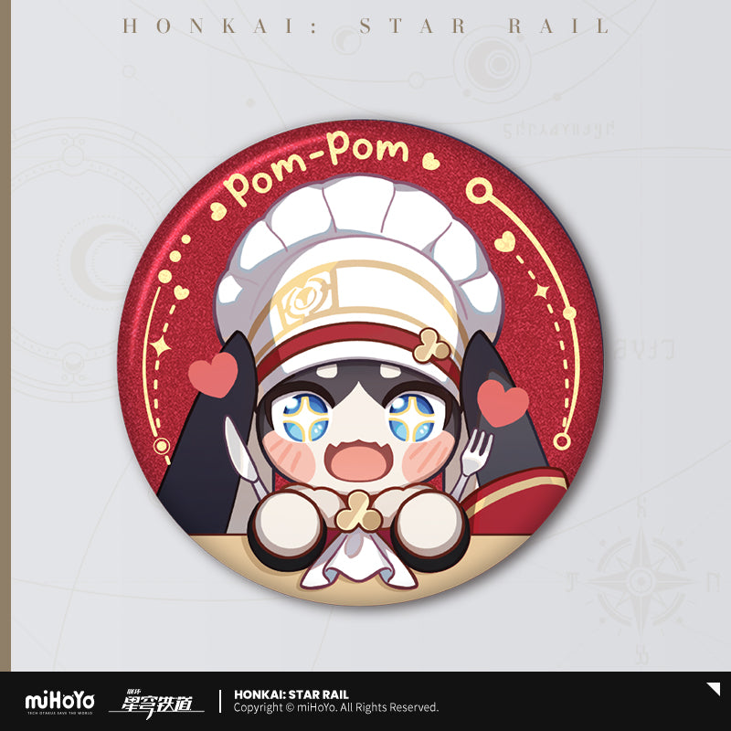 Badge [Honkai: Star Rail] - Time To Feast Gourmet Tour Series / KFC Collab (plusieurs modeles)