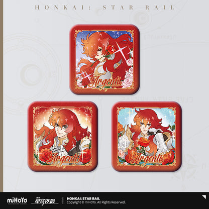 Badge [Honkai: Star Rail] - Argenti - Pure and Beautiful Series (plusieurs modèles)