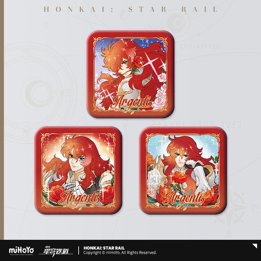 Badge [Honkai: Star Rail] - Argenti - Pure and Beautiful Series (plusieurs modèles)