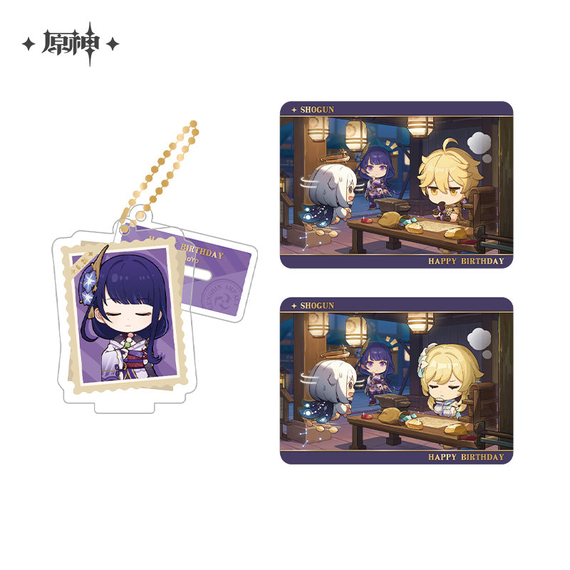 Acrylic Strap Standee Set [Genshin Impact] - Shogun Raiden / Ei - Photos of a Good Time series