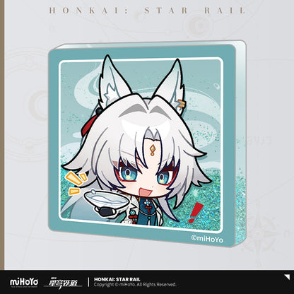 Glitter Fridge Magnet [Honkai: Star Rail] - Série Emoticônes / Sticker vol.3