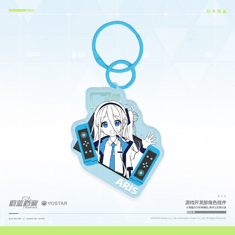 Acrylic Strap [Blue Archive] Game Development Club (Plusieurs modèles)