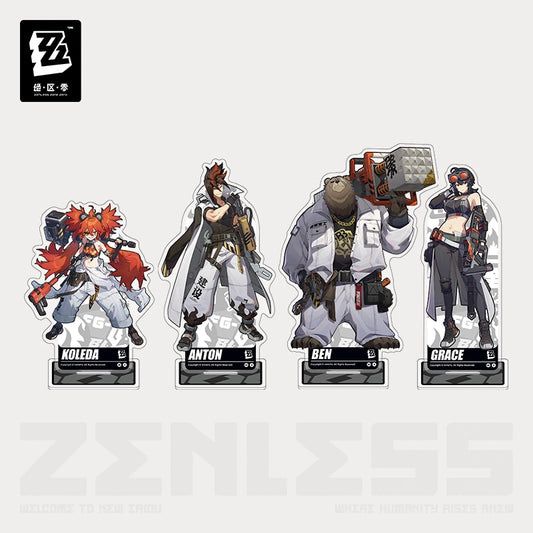 Acrylic Stand  [ZZZ Zenless Zone Zero] - Belobog Heavy Industries - Portrait Series (plusieurs modèles)