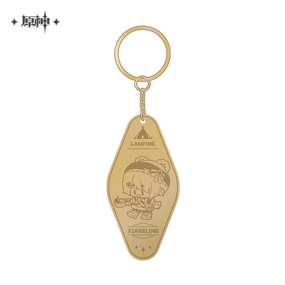 Metal Keychain [Genshin Impact] Go Camping! (plusieurs modèles)