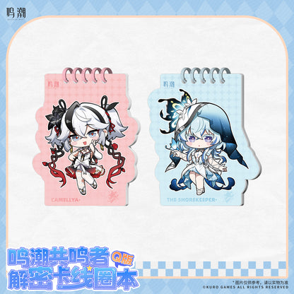 Carnet + Carte PVC [Wuthering Waves] - Chibi Resonator Theme