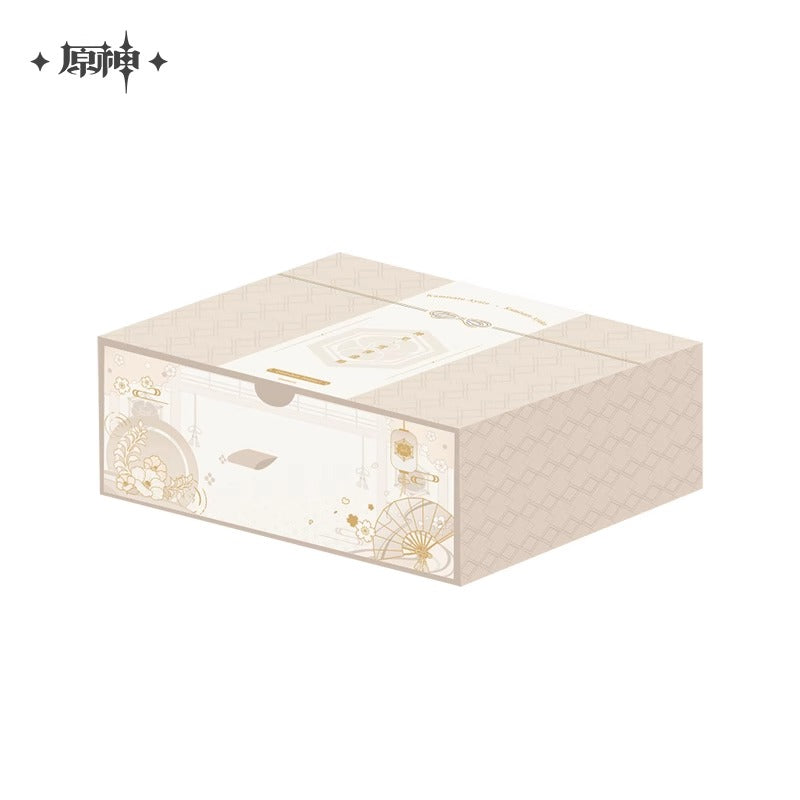 (Vente limitee jusqu'au 18/06/25)(Fabriqué sur commande) Gift Box [Genshin Impact] - Kamisato - Tsubaki in Thawing Snow