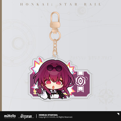 Acrylic Strap [Honkai: Star Rail] - Série Emoticônes / Sticker (plusieurs modèles)