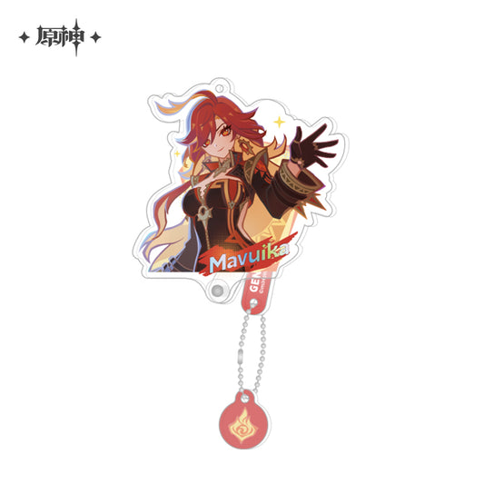 Acrylic Strap Pour Photo [Genshin Impact] - Mavuika - Preview Illustration Program Series