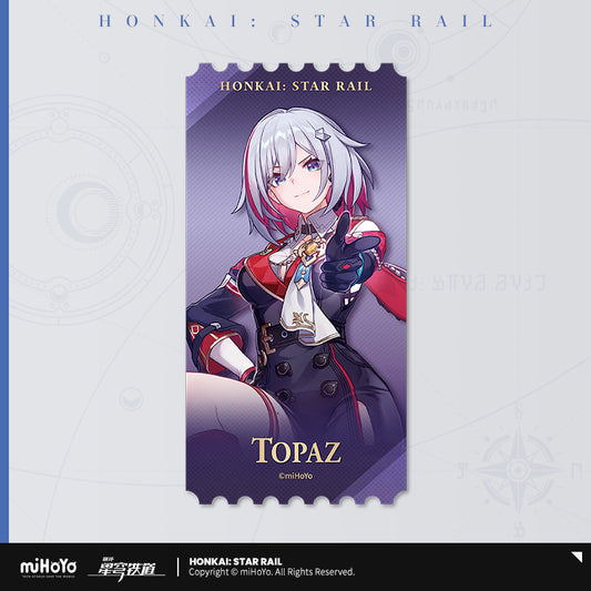 Carte Commemorative Laser [Honkai: Star Rail] - Topaz - Limited