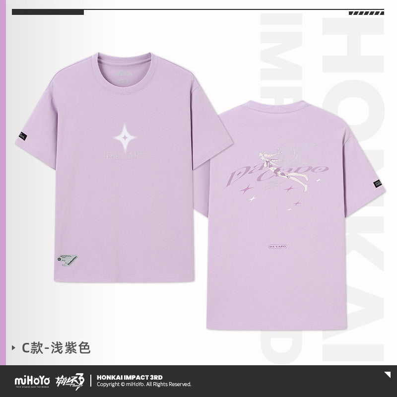 T-Shirt [Honkai Impact 3rd] Type C - Graduation Trip - Kiana Impressions (Plusieurs Modèles)