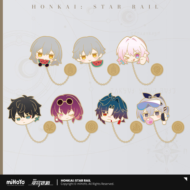 Badge Metal [Honkai: Star Rail] - Pom Pom Exhibition Series Vol.2