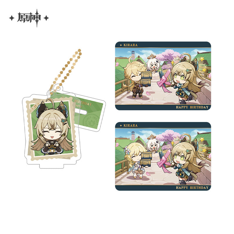 Acrylic Strap Standee Set [Genshin Impact] - Kirara - Photos of a Good Time series