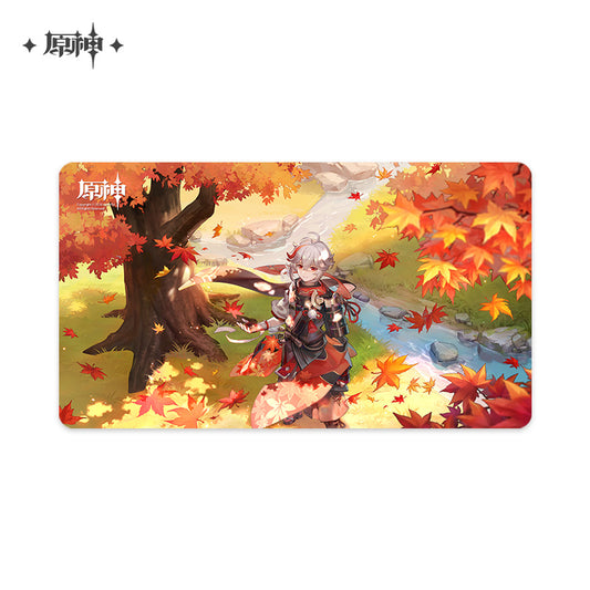 Mousepad [Genshin Impact] - Red leaves chasing wild waves