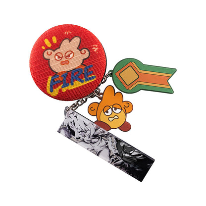 Badge + Strap [Reverse: 1999] - Spathodea - A Flammable Friend