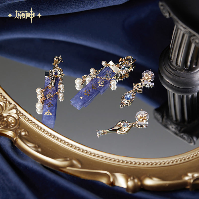 Boucles d'Oreilles [Genshin Impact] - Assymetric Type - Furina Impression Collection