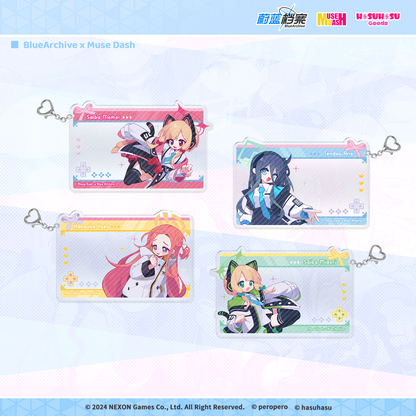 Acrylic Strap [Muse Dash] - Blue Archive Collab