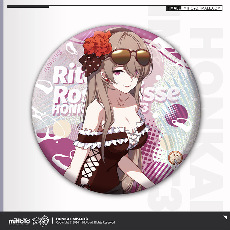 Badge [Honkai Impact 3rd] - Summer Cruise vol.1 (plusieurs modèles)