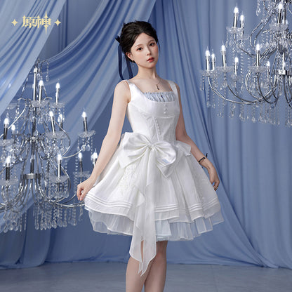 Robe [Genshin Impact] - Blanc - Furina Impression Collection