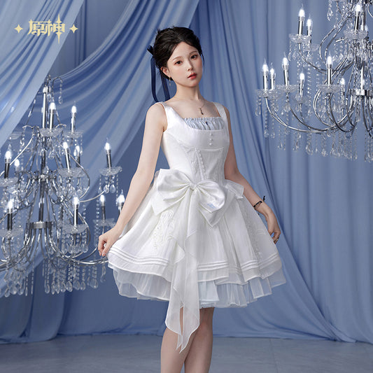 Robe [Genshin Impact] - Blanc - Furina Impression Collection