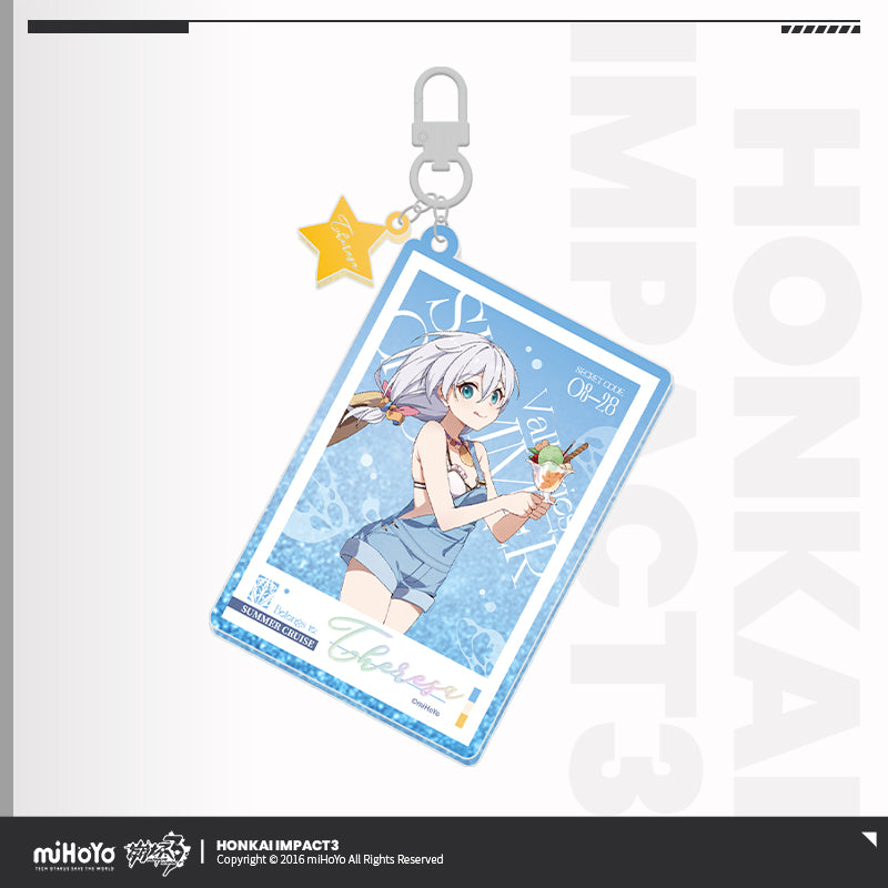 Glitter Acrylic Keychain [Honkai Impact 3rd] - Summer Cruise vol.2 (Theresa seulement)