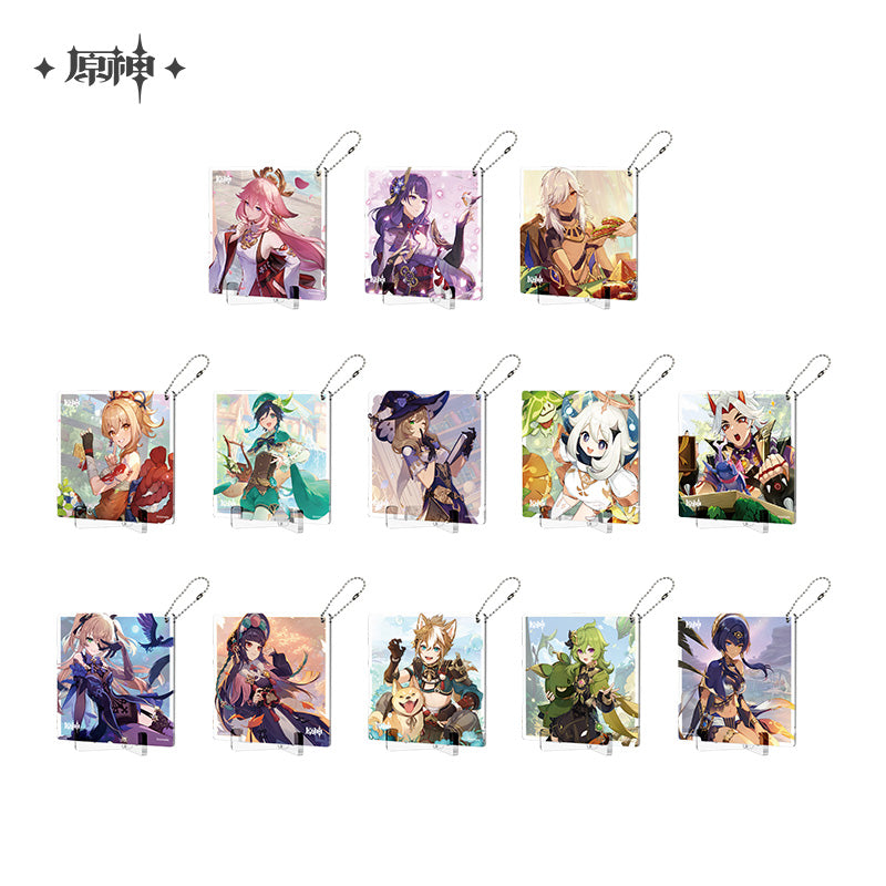 Acrylic strap / coaster avec standee [Genshin Impact] - Fateful Day series vol.2