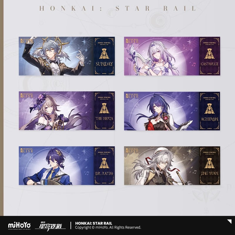 Ticket Laser Commemoratif [Honkai: Star Rail] - Concert Live 2025