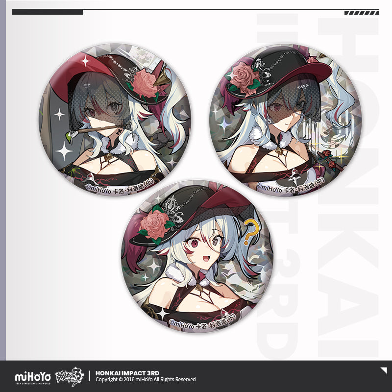 Set de 3 Badge [Honkai Impact 3rd] - Stigmata Series - Type H: Carlo Collodi