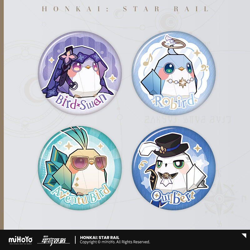 Badge Set [Honkai: Star Rail] - Origami Bird - Owlbert's Guest Room