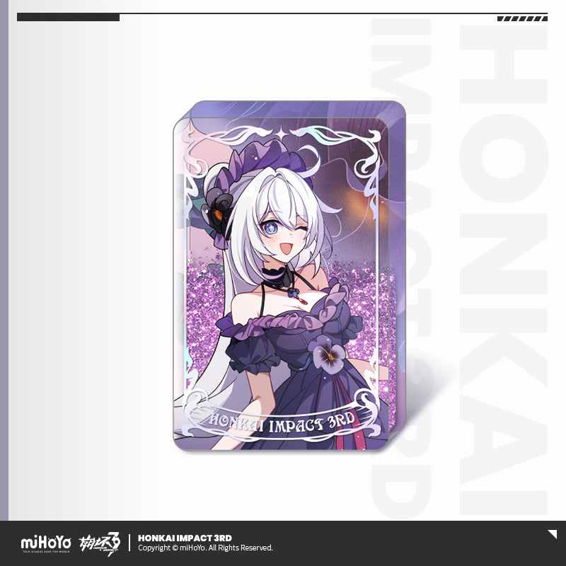 Acrylic Glitter Block [Honkai Impact 3rd] - Flowers Spring (plusieurs modèles)