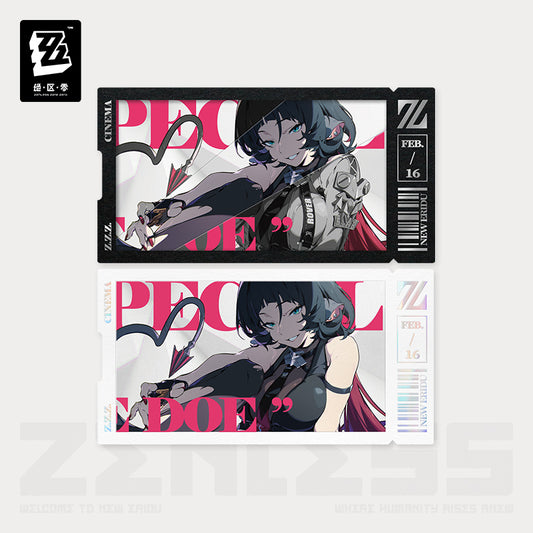 Set de Cartes de Collection [ZZZ Zenless Zone Zero] - Jane Doe - Cinema Series