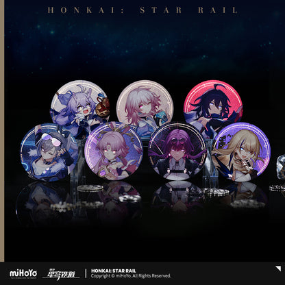 Badge Glow In The Dark [Honkai: Star Rail] - Stellar Invitation series vol.1 (plusieurs modèles)