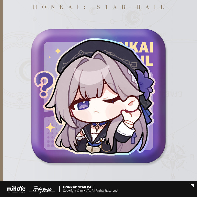 Badge [Honkai: Star Rail] - Série Emoticônes / Sticker vol.1 (plusieurs modèles)