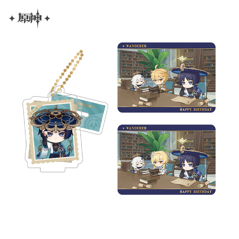 Acrylic Strap Standee Set [Genshin Impact] - Wanderer / Nomade - Photos of a Good Time series