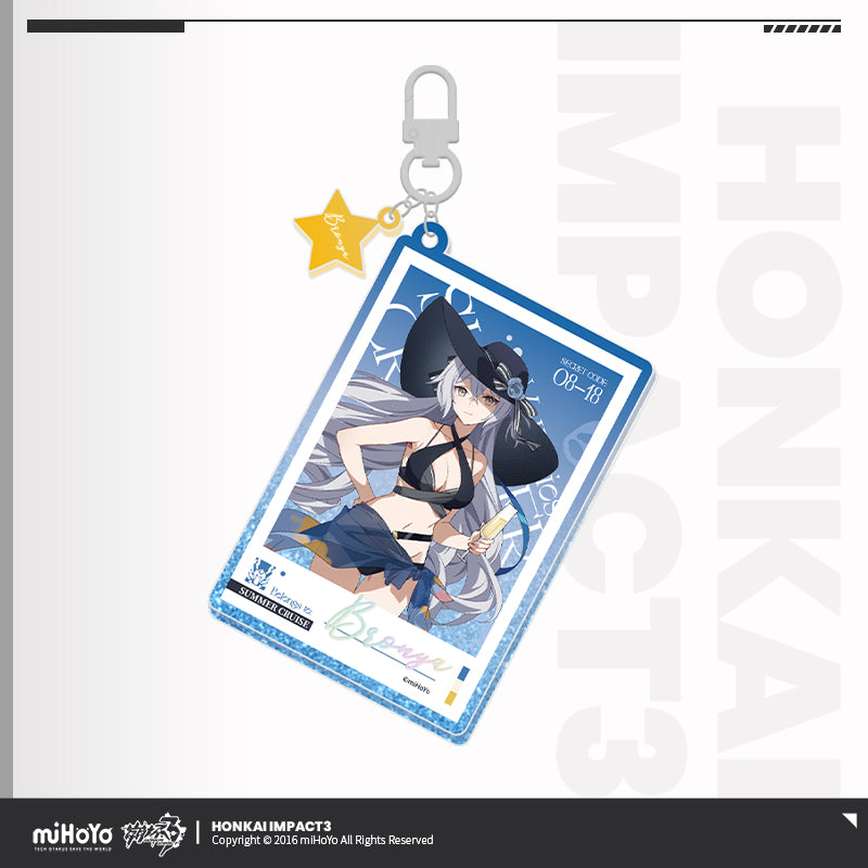 Glitter Acrylic Keychain [Honkai Impact 3rd] - Summer Cruise vol.2 (Theresa seulement)