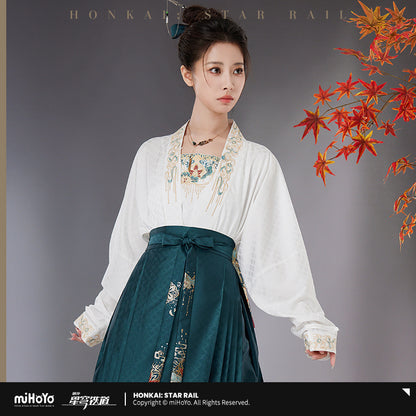 Hanfu / Haut [Honkai Star Rail] - Blanc - Dan Heng: Imbibitor Lunae Impressions