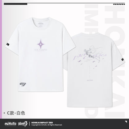 T-Shirt [Honkai Impact 3rd] Type C - Graduation Trip - Kiana Impressions (Plusieurs Modèles)