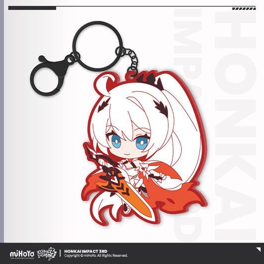 Rubber Keychain [Honkai Impact 3rd]  - Kiana - Herrscher of Flamescion ver.